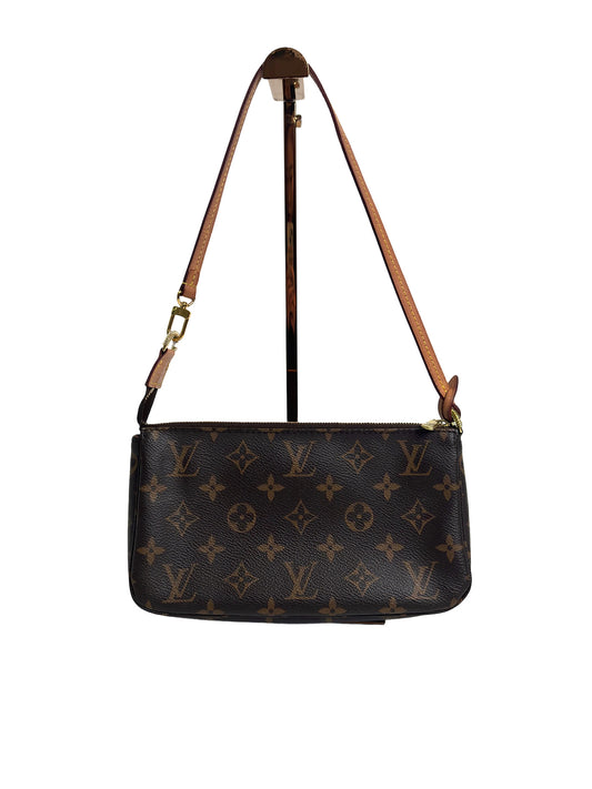 LOUIS VUITTON pochette accessoires monogram canvas crossbody bag