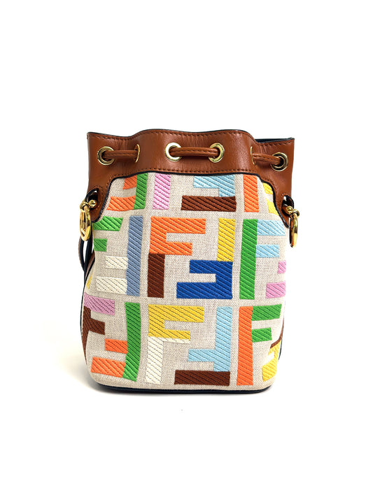 FENDI Mon Tresor Mini Bucket Bag
