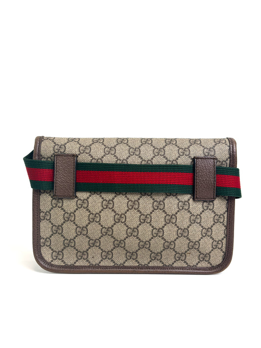 GUCCI GG Supreme Tiger Head Waist Bag