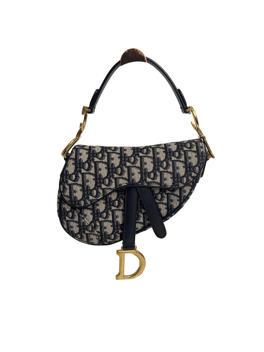 DIOR Saddle Bag in Oblique Jacquard