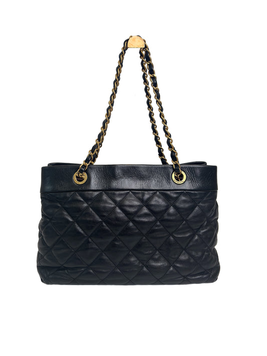 CHANEL Quilted Chain Tote