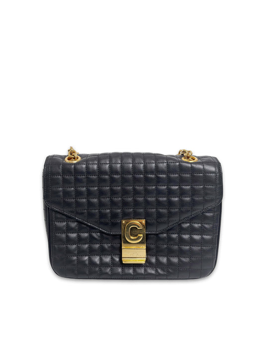 CELINE Medium C Bag in Quilted Calfskin
