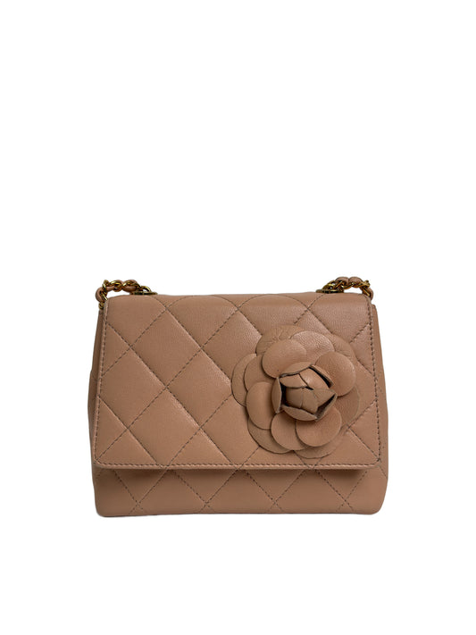 CHANEL Camelia Flap Bag
