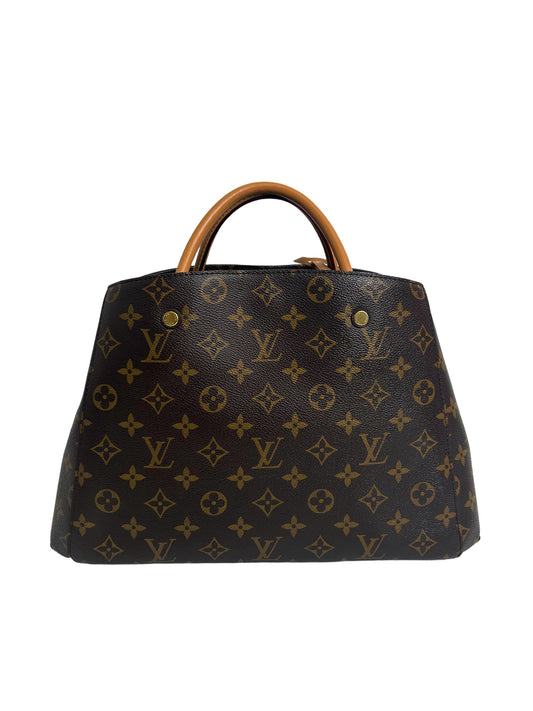 LOUIS VUITTON montaigne mm monogram canvas handbag