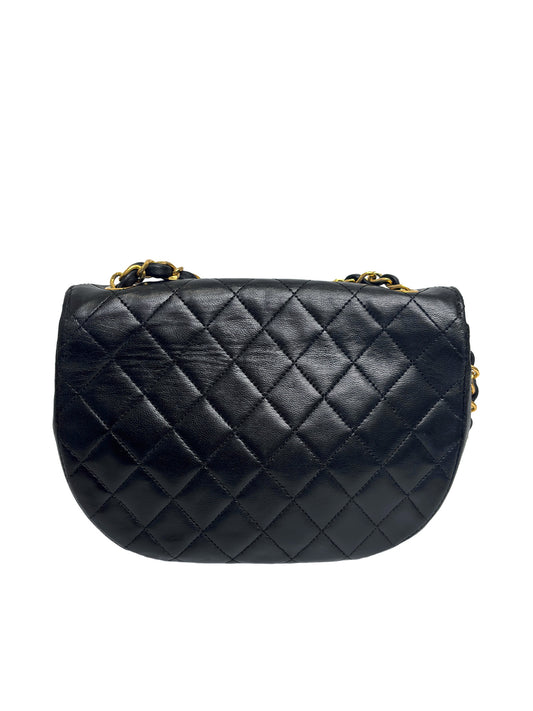 CHANEL Vintage Half Moon Hobo Bag