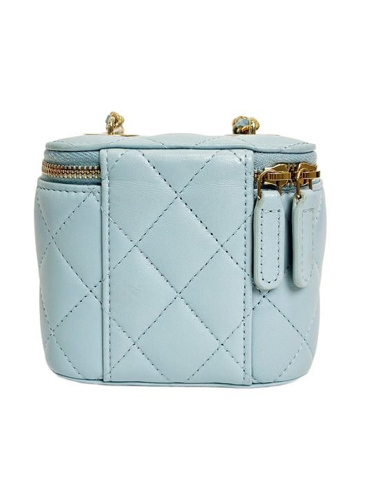 Chanel Pearl Chain Makeup Box